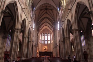 Inside the Cathedral of the Good Shepherd.