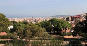 View of Barcelona from Park Güell.