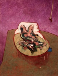 'Lying Figure' by Francis Bacon (1966 AD).