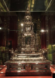 The Juan de Arfe Monstrance in the cathedral's treasury.