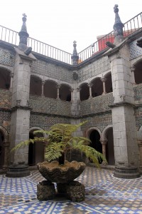 The Manueline Cloister (originally part of the 16th-century AD monastery that existed here before Pena Palace was built).
