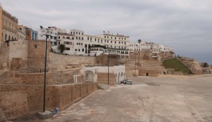 The eastern end of the medina with the Hotel Continental visible.