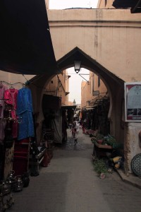 Street in the medina.