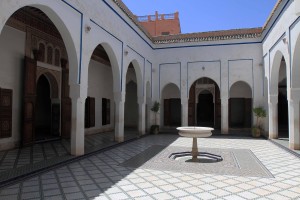 Courtyard in El Bahia Palace.