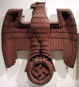 A Nazi eagle used in Luxembourg during the Nazi occupation in 1941 AD.