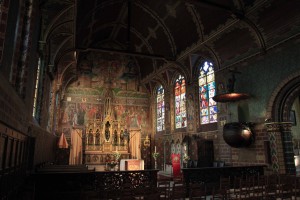 Inside the Chapel of the Holy Blood.