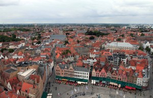 Market Square, seen from the Belfry.