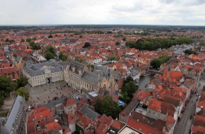 City Hall and Burg Square, seen from the Belfry.