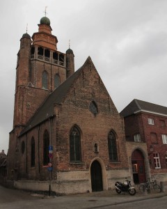 The Jerusalem Church, built in 1428 AD upon the return of Anselm Adornes (a wealthy and prominent Bruges merchant family man of Genovese origin) from his pilgrimage to the Holy Land.