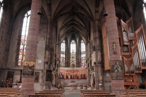 Interior of the Church of Our Lady.
