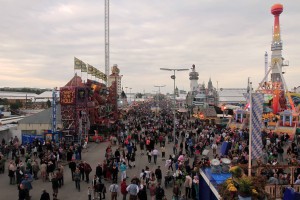 A more down-to-earth view of the goings-on at Oktoberfest.