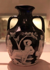 The Portland Vase, a Roman glass vase (ca. 15 BC - 25 AD).