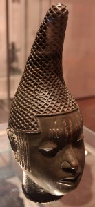 Head of a Queen Mother; from Benin, Nigeria (16th-century AD).