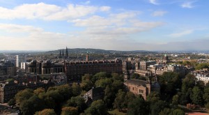 Northwest Edinburgh, seen from the castle.