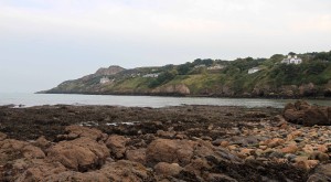 The coast at the town of Howth.