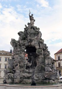 Parnas Fountain in Cabbage Market Square.