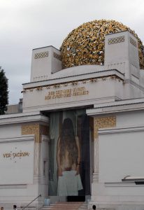 The Secession Building (built in 1898 AD).