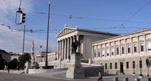 The Austrian Parliament Building.