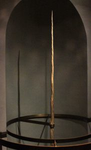 The Ainkhürn ("horn of a unicorn") - actually the tusk of a narwhal.