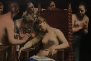 'The Death of Cleopatra' by Guido Cagnacci (1659 AD).