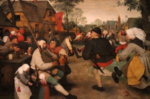 'The Peasant Dance' by Pieter Bruegel (1567 AD).