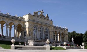 The Gloriette (built in 1775 AD) in the Schönbrunn Palace Garden.