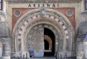 Entrance to the Arsenal in Vienna (built in 1848 AD)