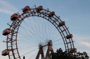 The Wiener Riesenrad ("Vienna Giant Wheel") in Prater Park.