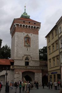 St. Florian's Gate, built in the 14th-century AD.