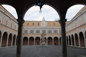Courtyard of the Archbishop's Palace in Pisa.
